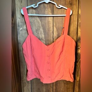 Coral tank top